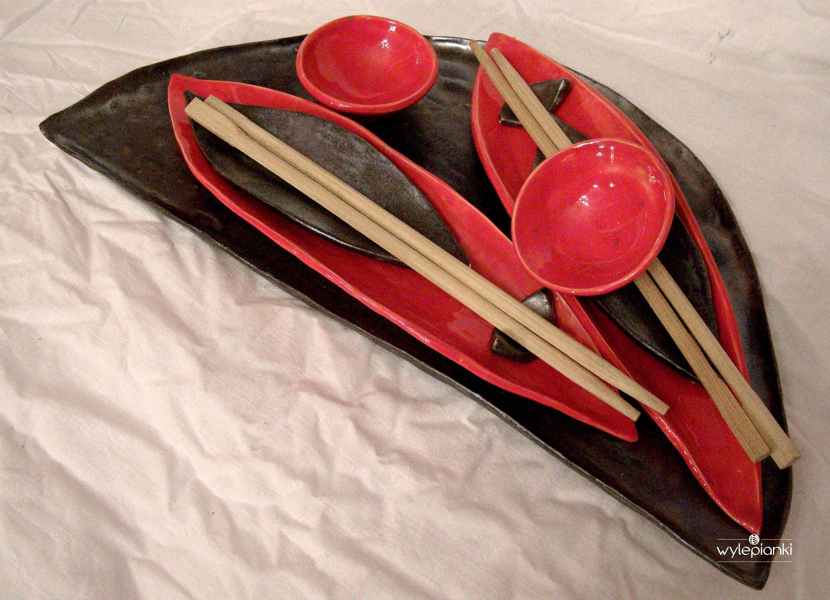 zestaw do sushi ceramika
