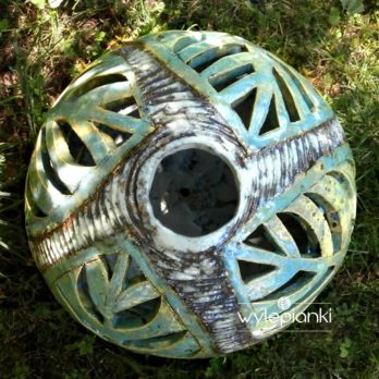 ceramiczna kula ogrodowa