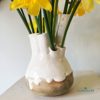 biały wazon ceramiczny Bawole serce