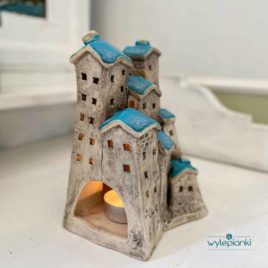 Domki ceramiczne na świeczkę