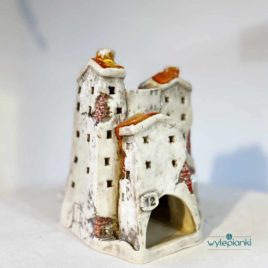 Cztery domki. Kominek zapachowy – domki ceramiczne pod numerem 12