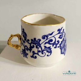 Porcelana i Złoto – filiżanka porcelanowa (motyw roślinny nr 4)